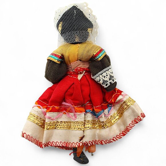 Vintage European Folk Costume Doll - Picture 2 of 6